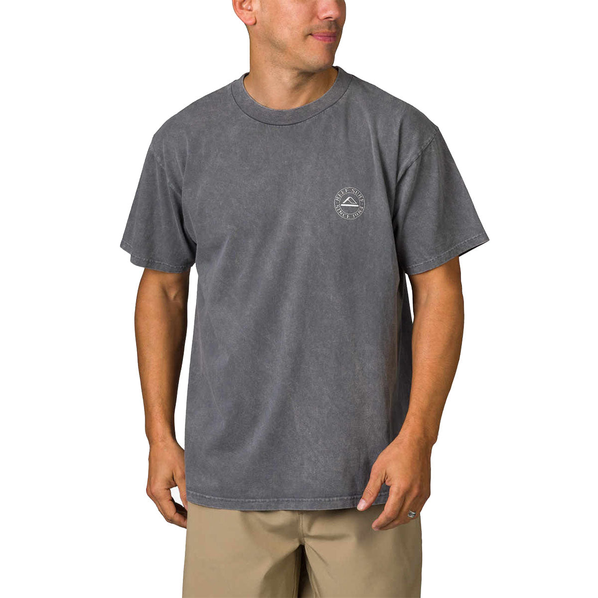 Reef Wipeout Tee Smoked Pearl חולצת ריף לגברים