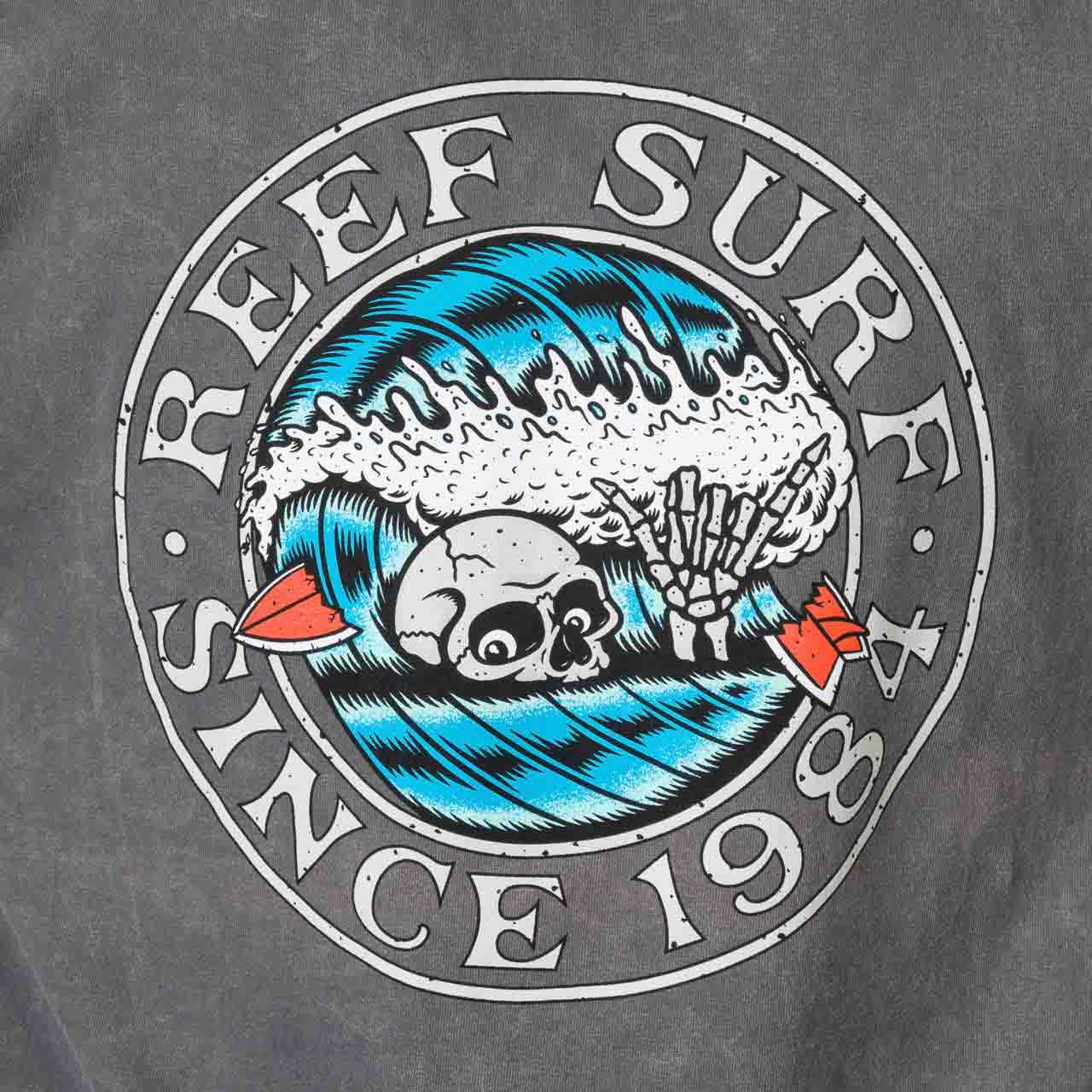 Reef Wipeout Tee Smoked Pearl חולצת ריף לגברים