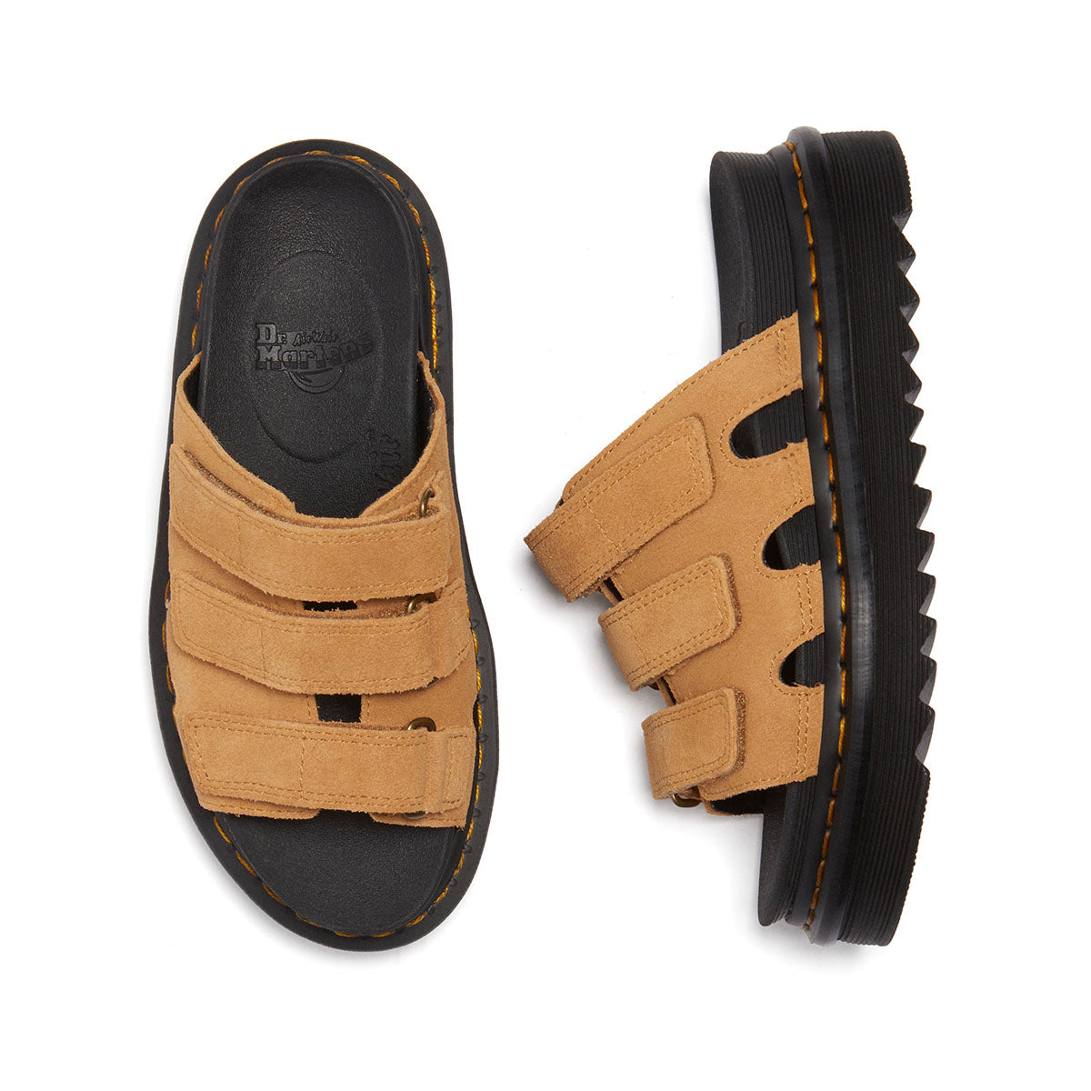 Dr. Martens Raine Slide Tan VT כפכפי ד"ר מרטינס לנשים