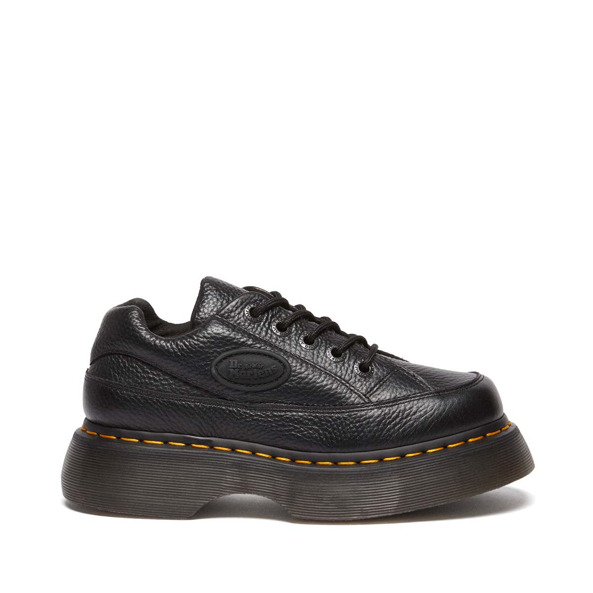 Dr. Martens Buzz 5-Eye Milled Nappa Leather Shoes Black נעלי ד"ר מרטנס לנשים