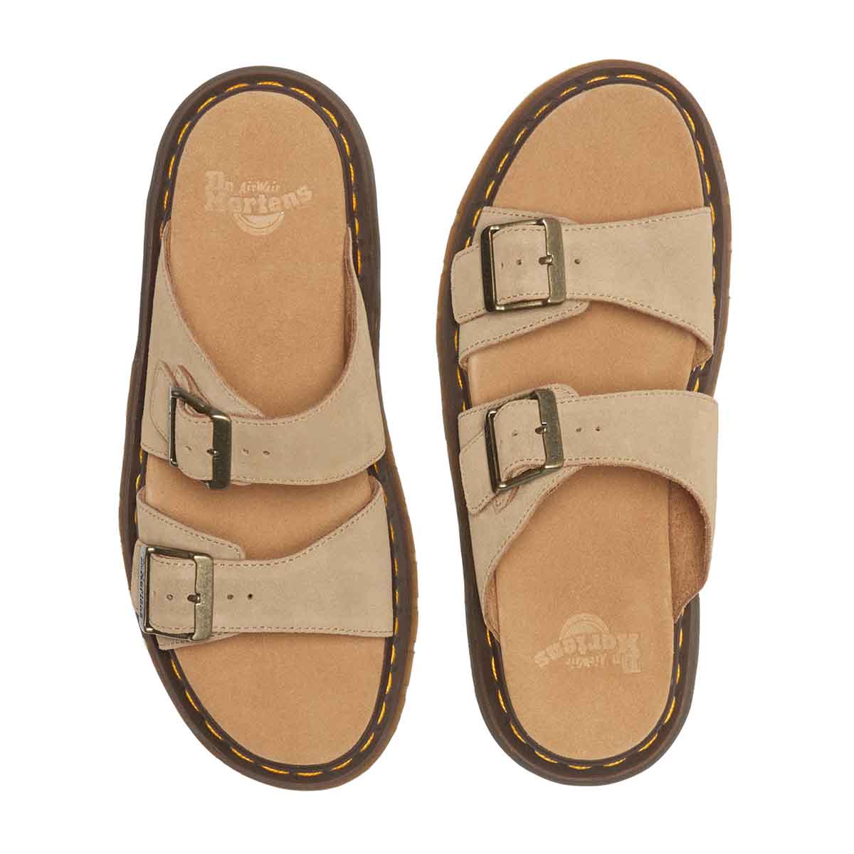 Dr. Martens Josef Slide Savannah Tan כפכפי ד"ר מרטינס יוניסקס