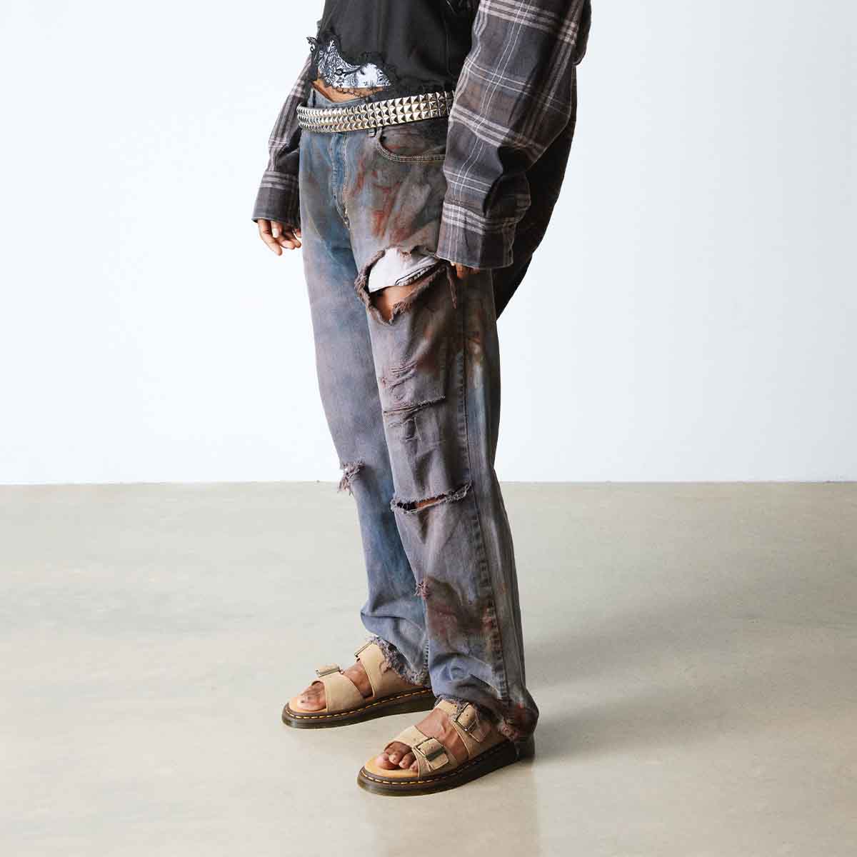 Dr. Martens Josef Slide Savannah Tan כפכפי ד"ר מרטינס יוניסקס