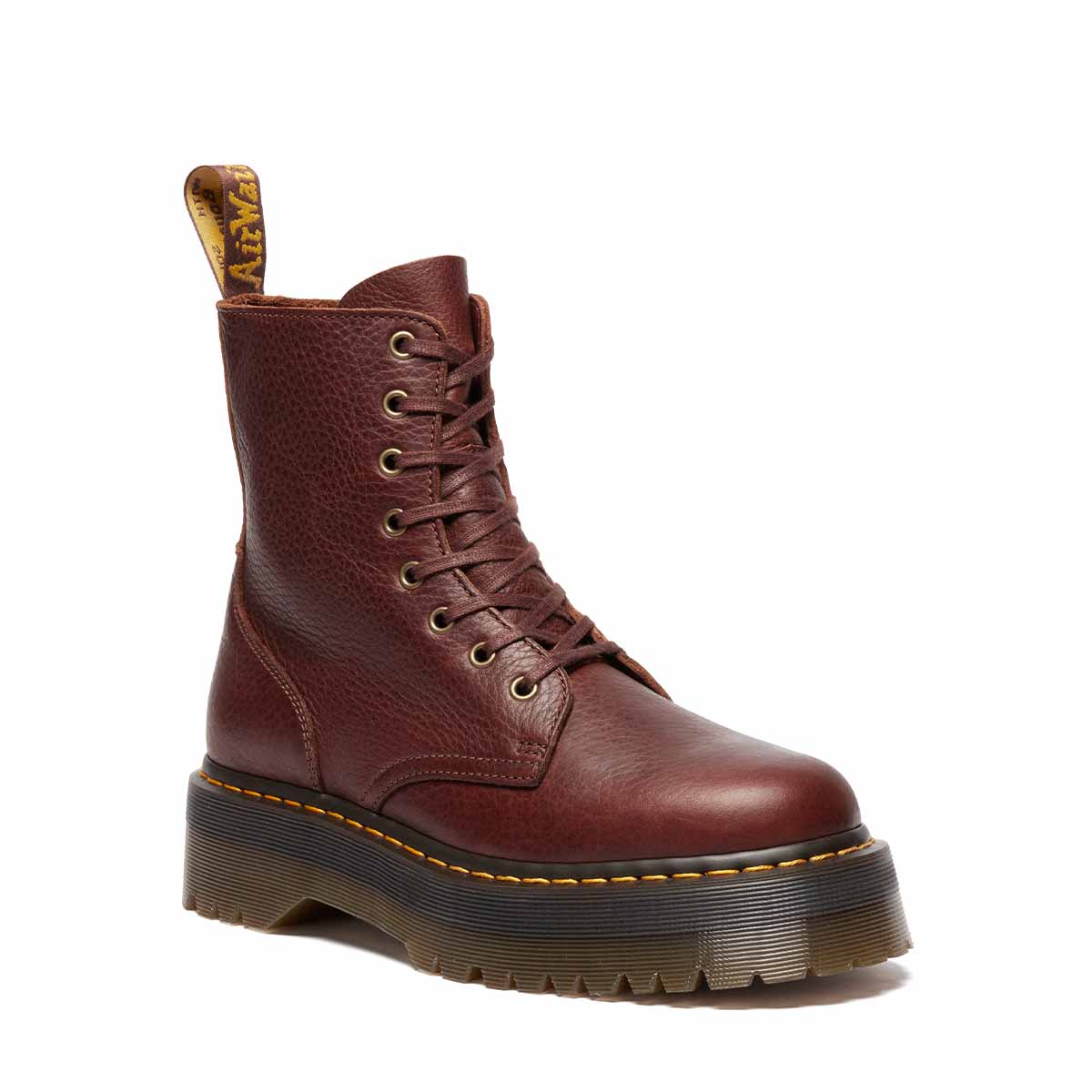 Dr. Martens Jadon 8 Eye Boot Cashew Unisex ד"ר מרטינס מגפי ג'יידון קשיו