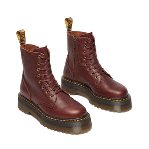 Dr. Martens Jadon 8 Eye Boot Cashew Unisex ד"ר מרטינס מגפי ג'יידון קשיו