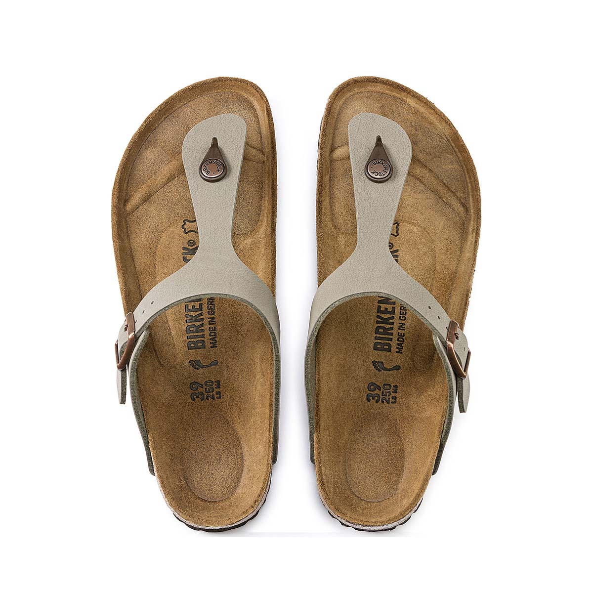 Birkenstock Gizeh Stone בירקנשטוק כפכפי נשים גיזה אפור