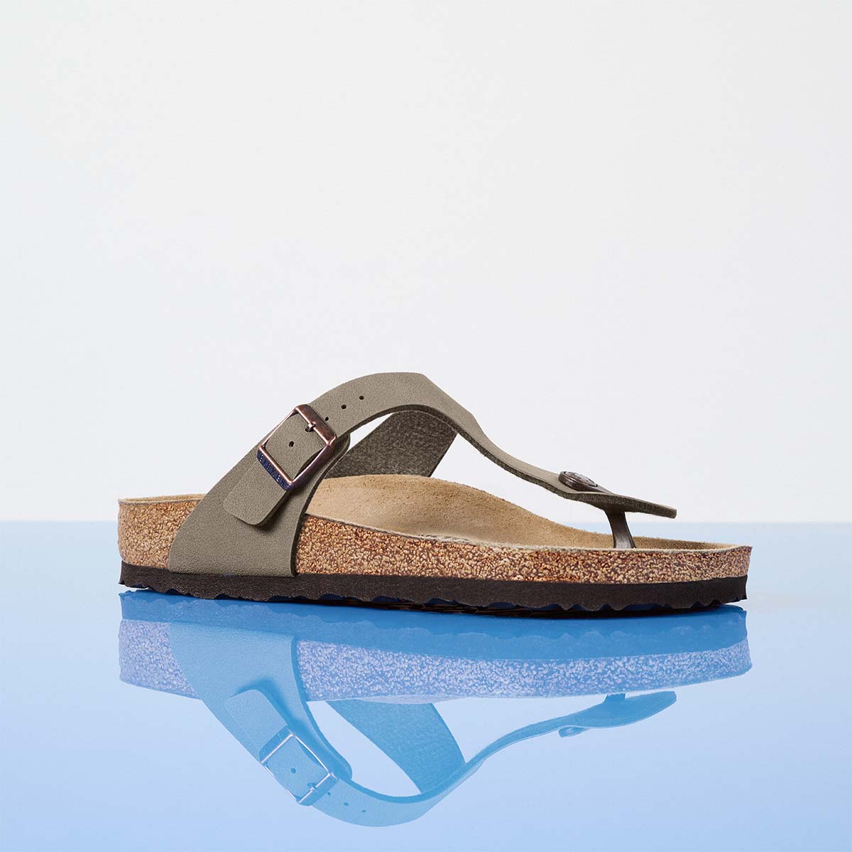 Birkenstock Gizeh Stone בירקנשטוק כפכפי נשים גיזה אפור