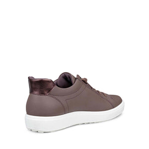 Ecco Soft 7 W Raisin Metallic סניקרס אקו לנשים