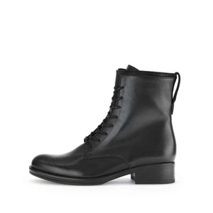 מגפוני נשים גאבור Gabor Black lace-up ankle boots