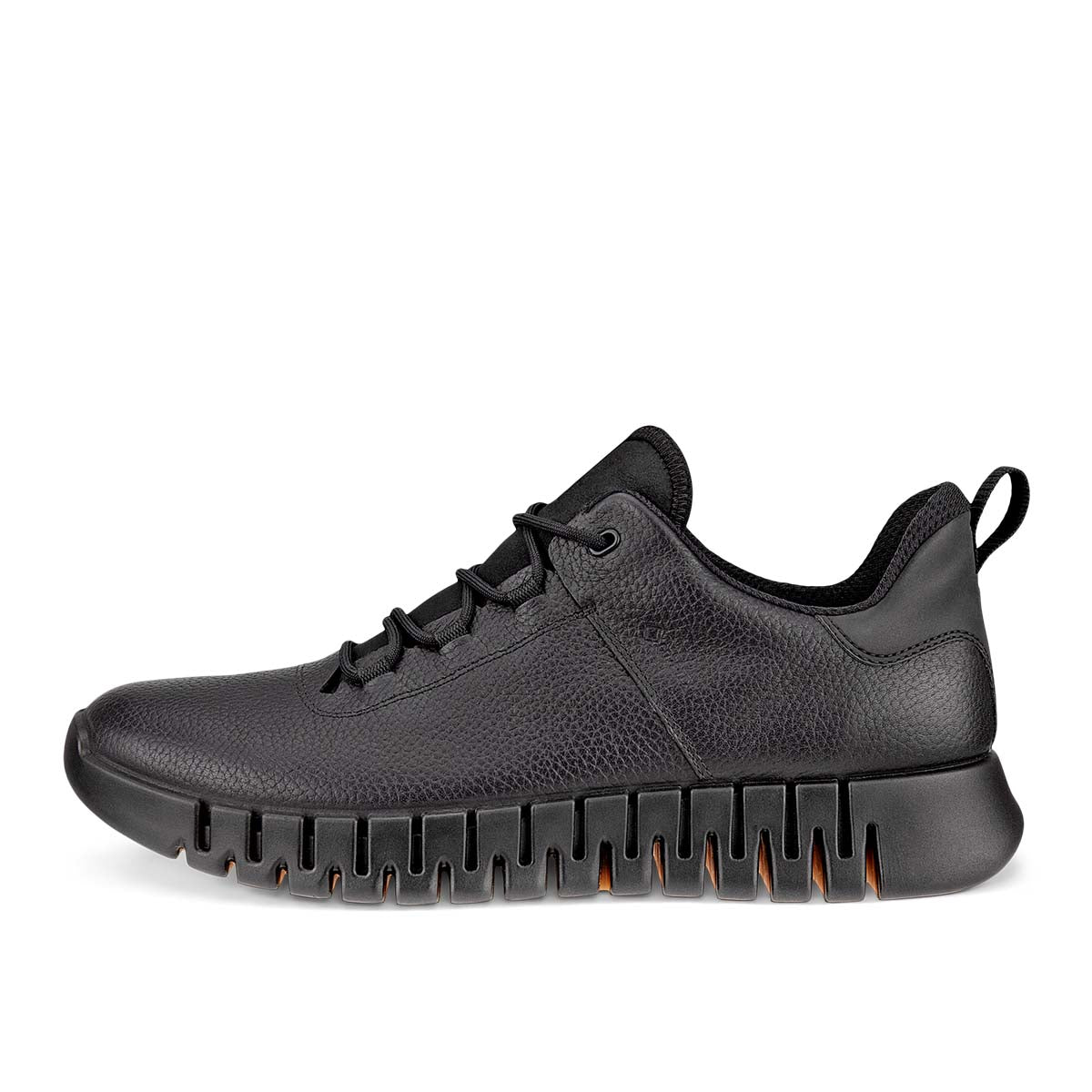 Ecco Gruuv M Sneaker Black נעלי אקו לגברים גרוב שחור