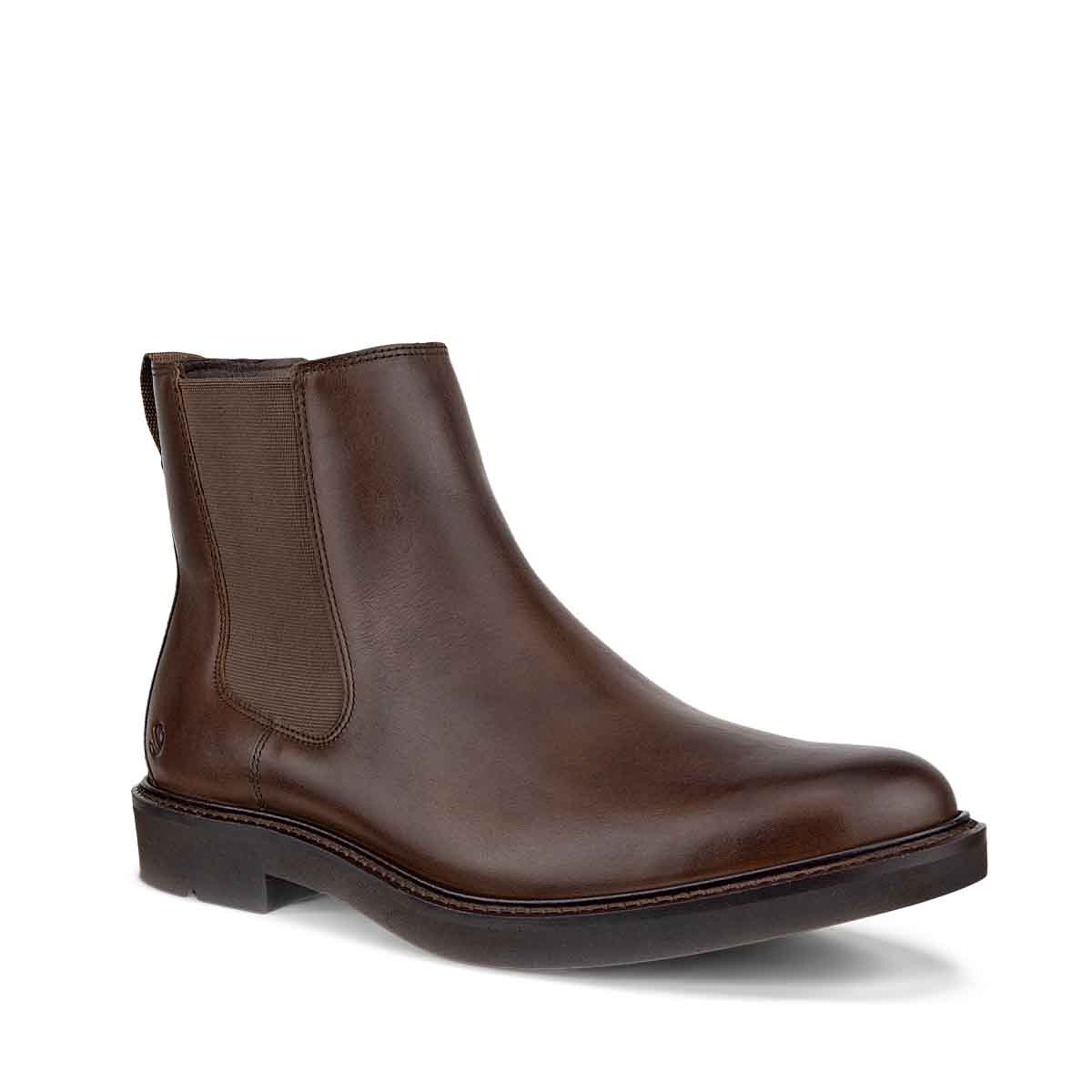 Ecco Metropole London Cocoa Brown Men מגפי גברים מטרופול לונדון חום