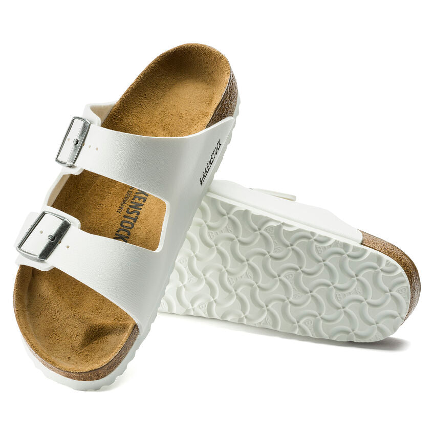 בירקנשטוק כפכפי נשים אריזונה לבן Birkenstock Arizona BS White