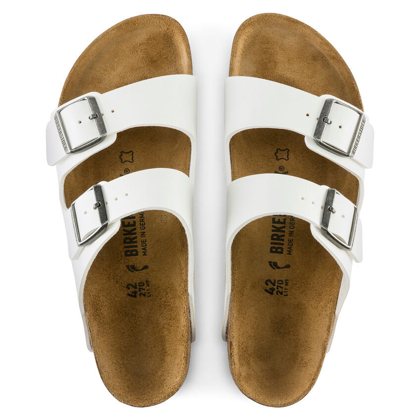 בירקנשטוק כפכפי נשים אריזונה לבן Birkenstock Arizona BS White