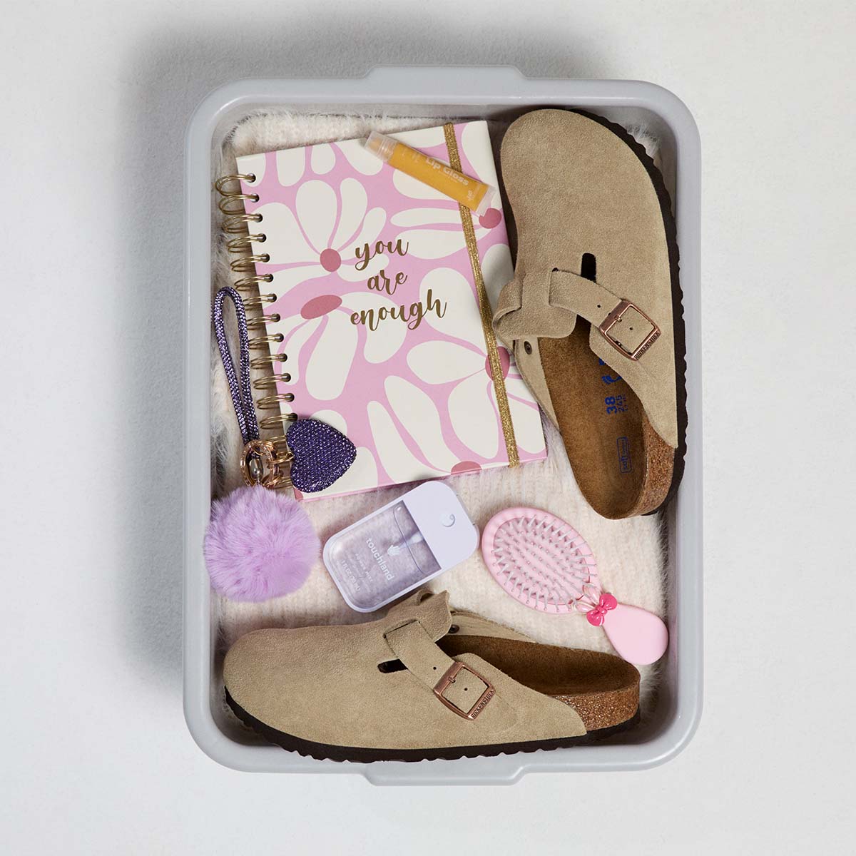 Birkenstock Boston BS Taupe בירקנשטוק כפכפי נשים בוסטון טיופ