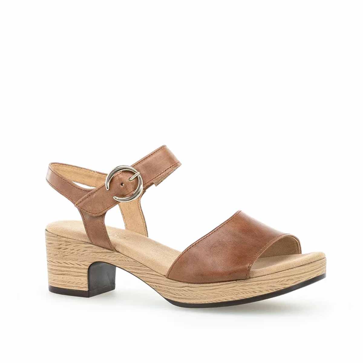 Gabor Platform sandals brown סנדלי נשים חום
