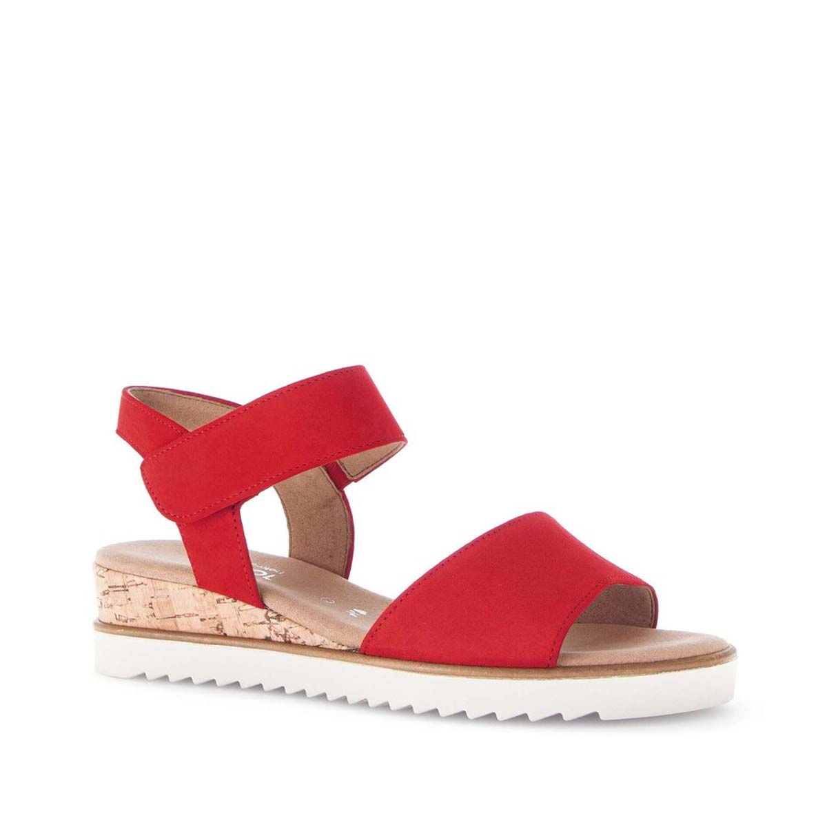 Gabor Red strappy sandal סנדלי גאבור לנשים
