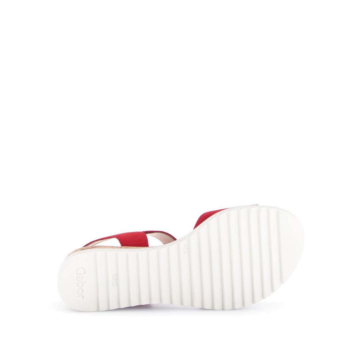 Gabor Red strappy sandal סנדלי גאבור לנשים