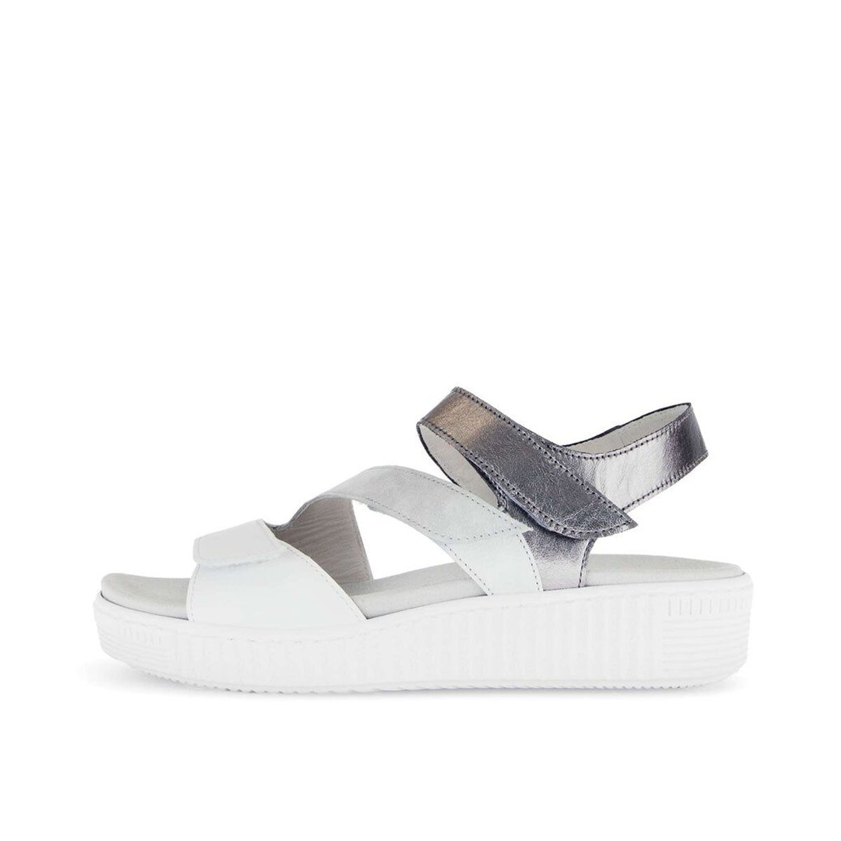 Gabor Platform sandals white סנדלי גאבור לנשים