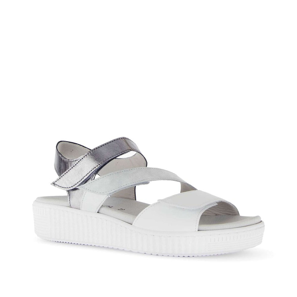Gabor Platform sandals white סנדלי גאבור לנשים