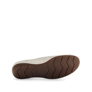 Gabor Sporty ballerina cream נעלי גאבור נשים