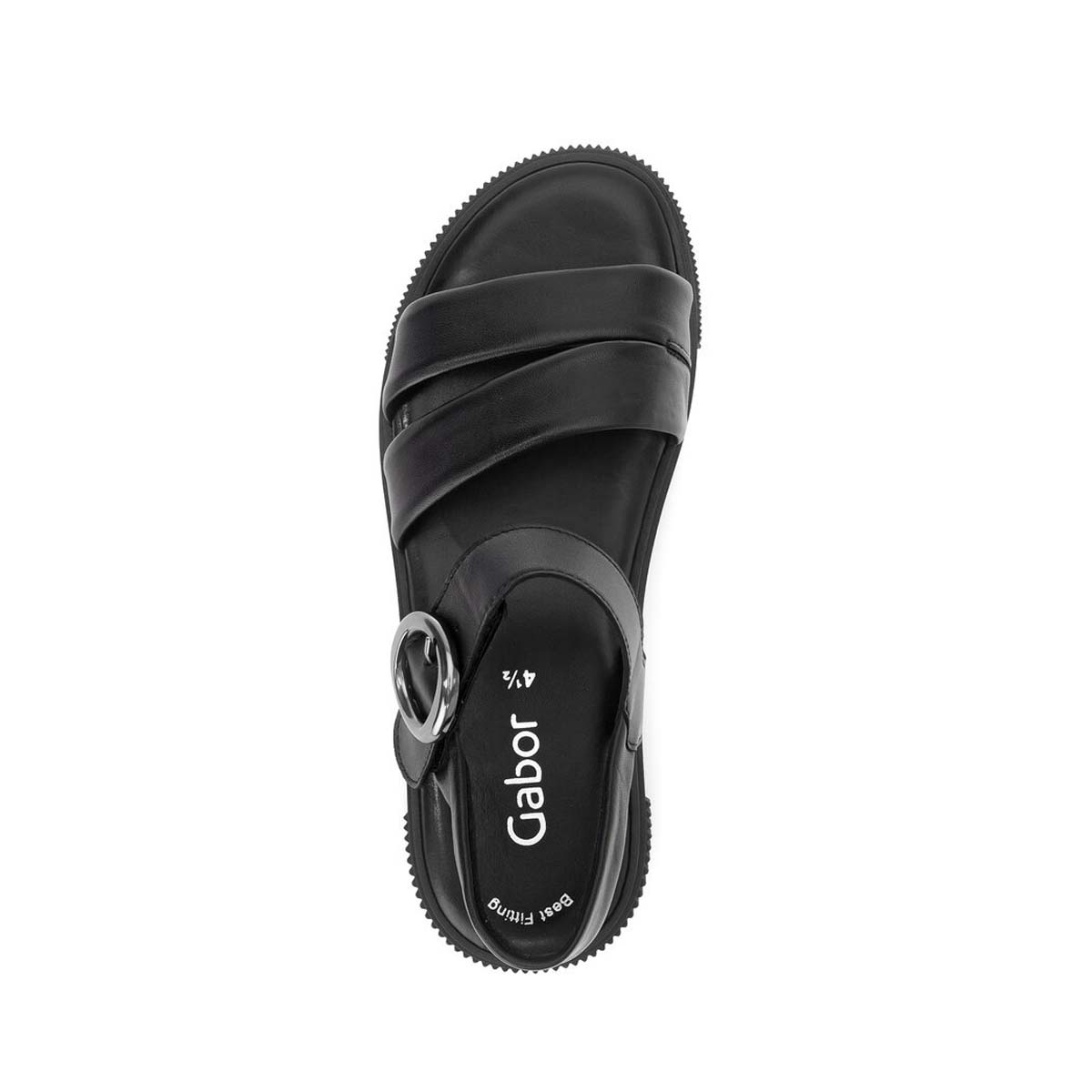 Gabor Black strappy sandals סנדלי נשים גבור