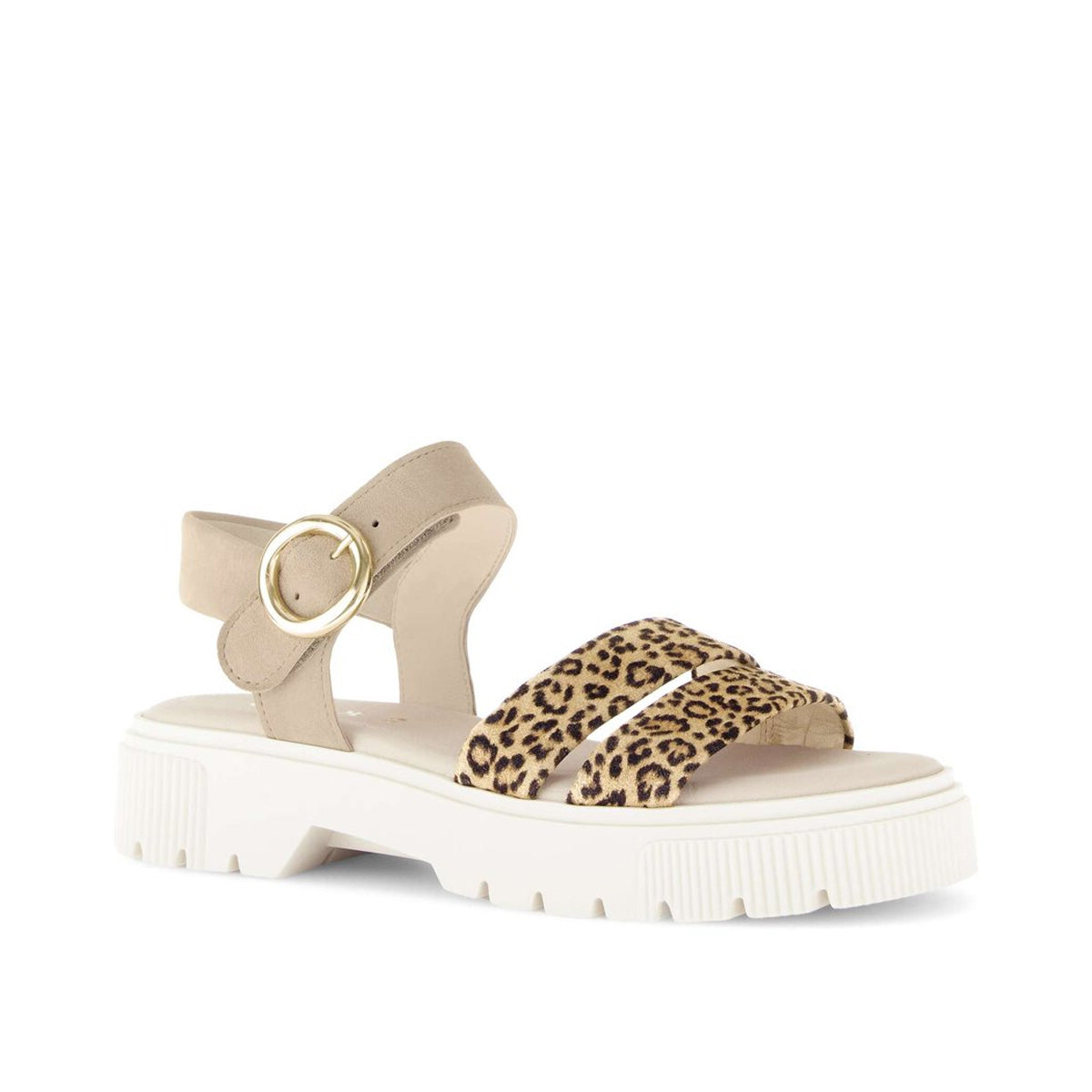 Gabor beige strappy sandal סנדלי גאבור לנשים