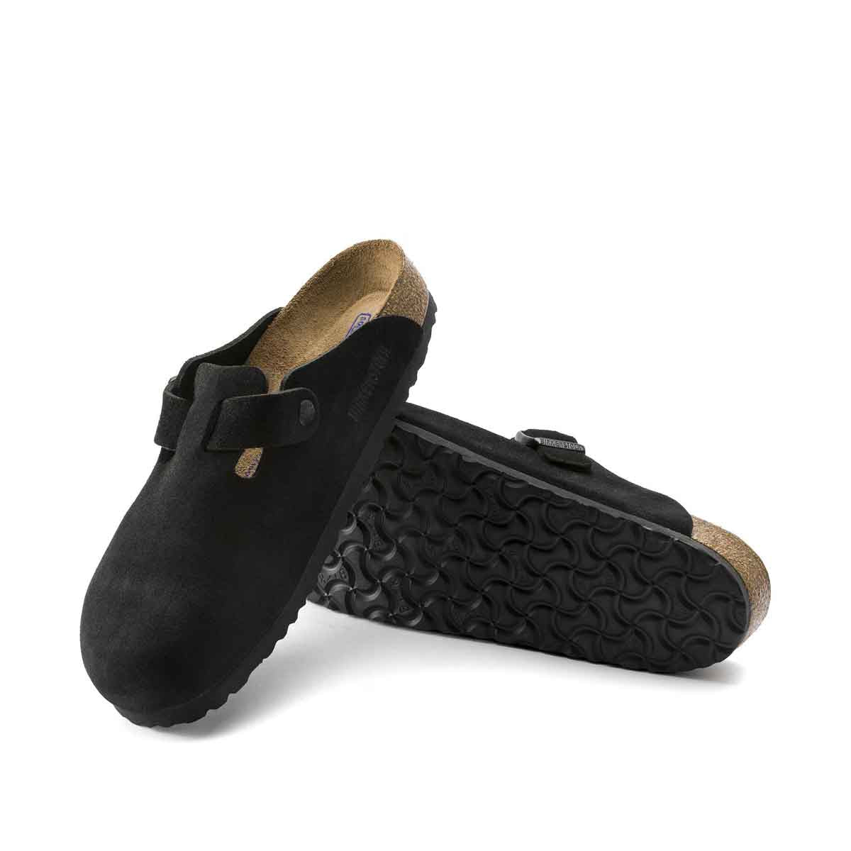 Birkenstock Boston BS Black כפכפי בירקנשטוק בוסטון לנשים