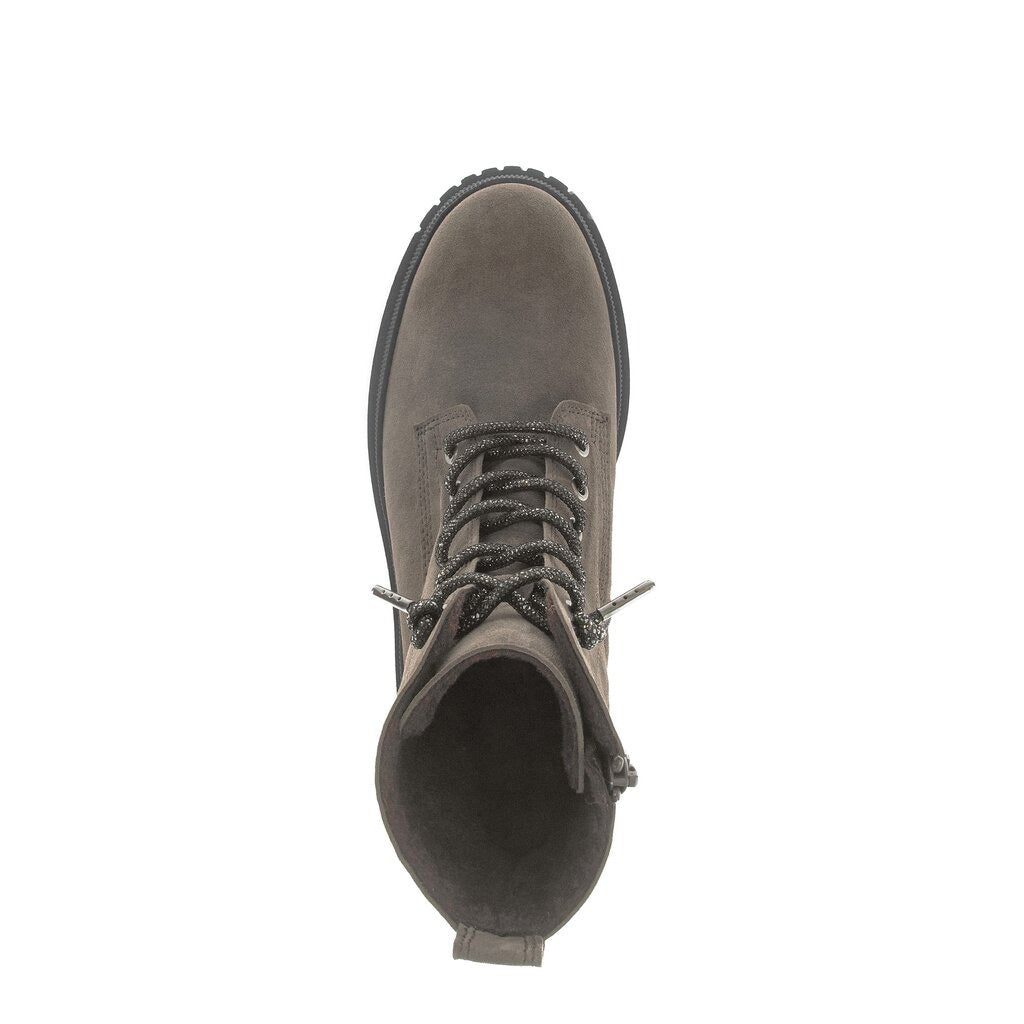 Gabor brown lace-up ankle boots מגפי גאבור לנשים