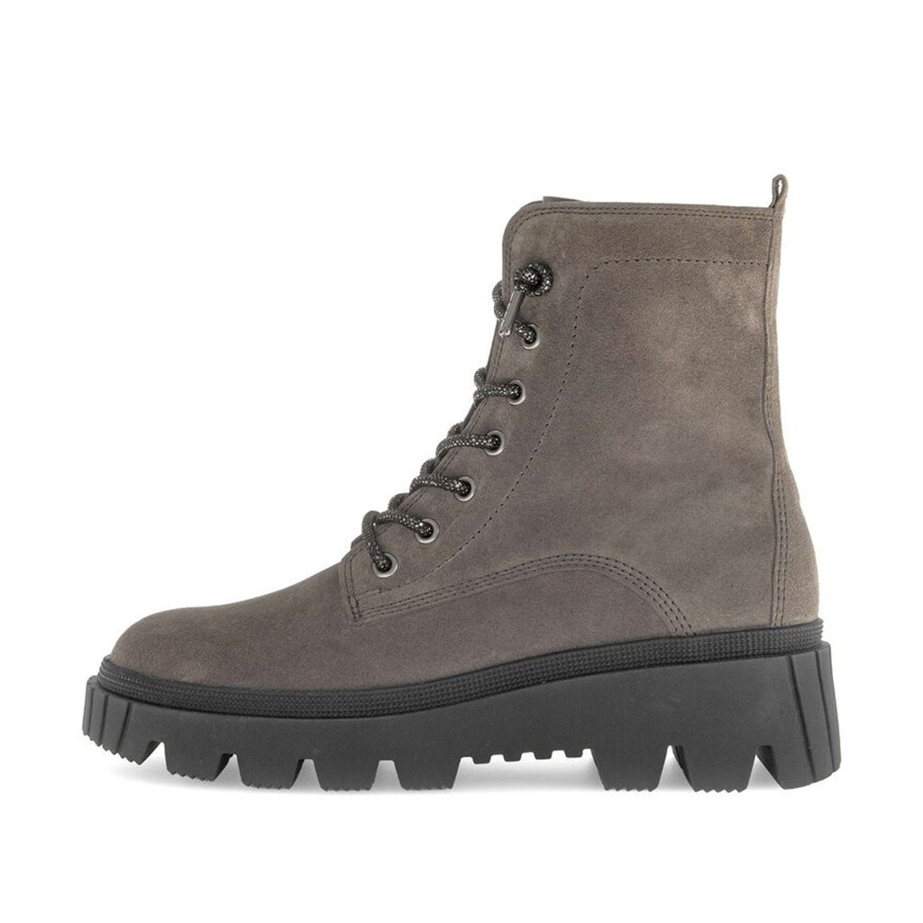 Gabor brown lace-up ankle boots מגפי גאבור לנשים