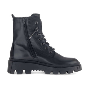 Gabor black lace-up ankle boots מגפי גאבור לנשים