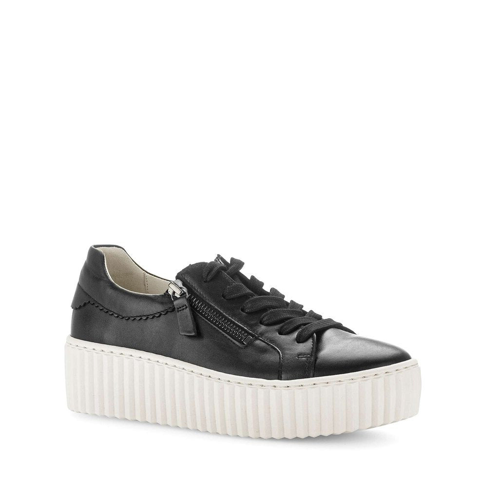 Gabor Low-top black sneakers סניקרס גאבור לנשים