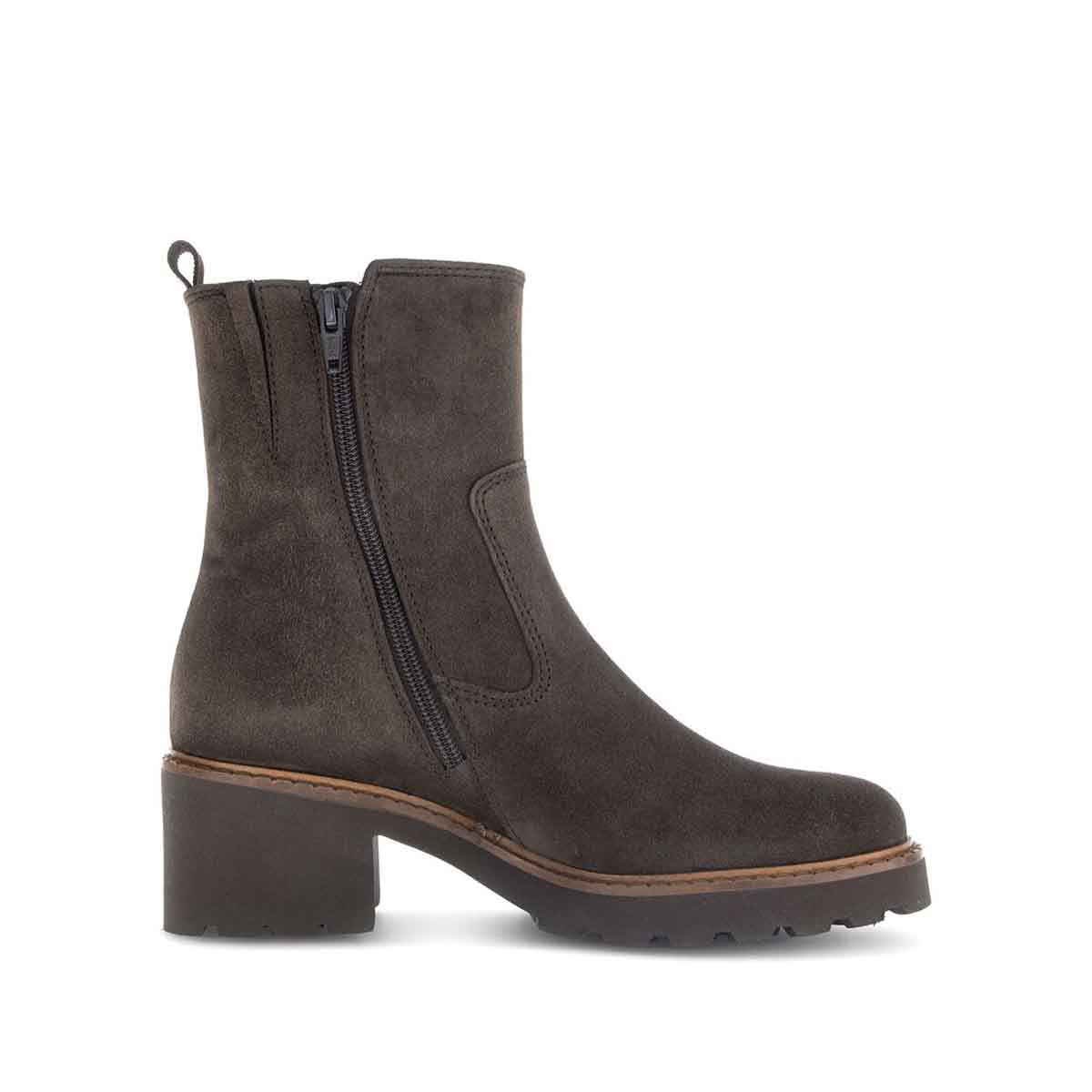 Gabor Platform ankle boot brown מגפי גאבור לנשים חום