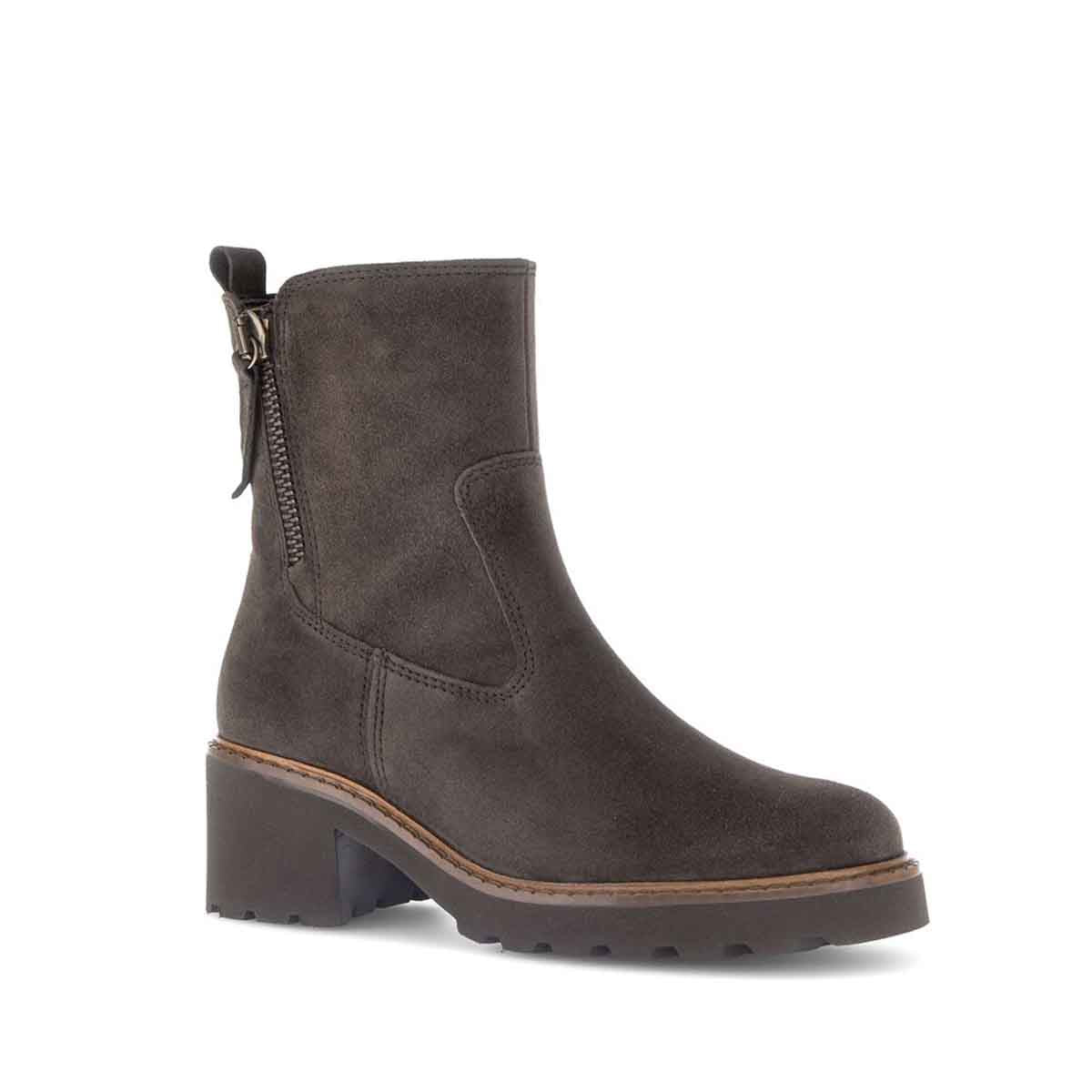 Gabor Platform ankle boot brown מגפי גאבור לנשים חום