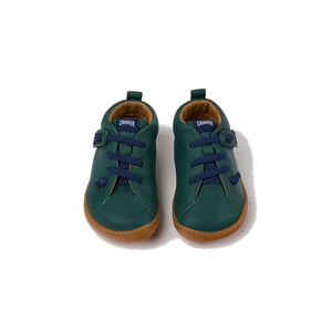 Camper Peu Green leather shoes for kids סניקרס קמפר לילדים