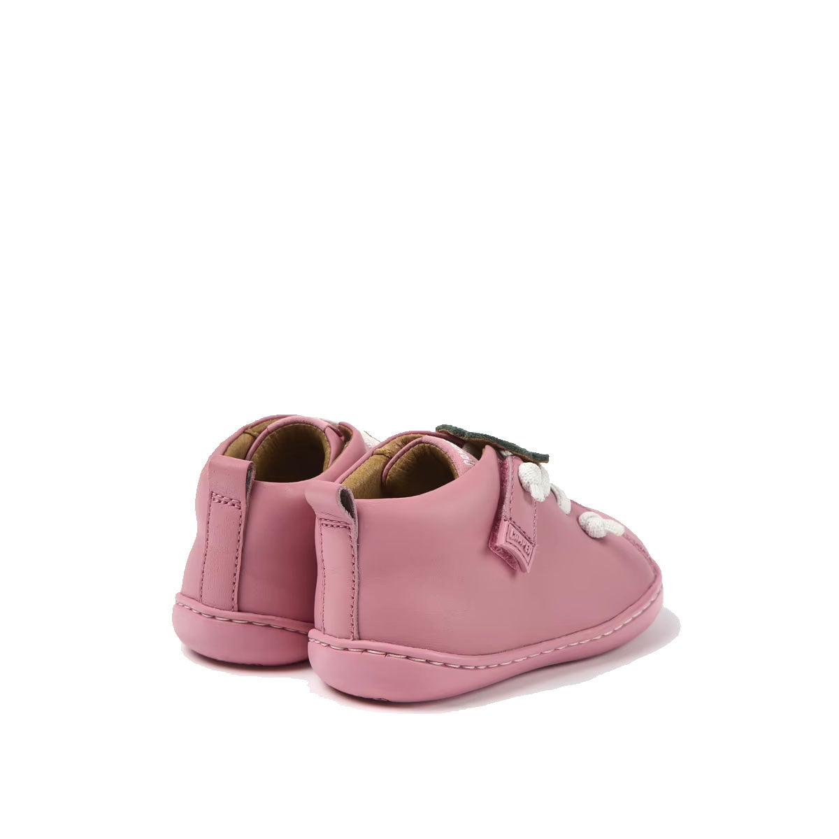 Camper Peu Pink leather shoes for kids נעלי תינוקות קמפר