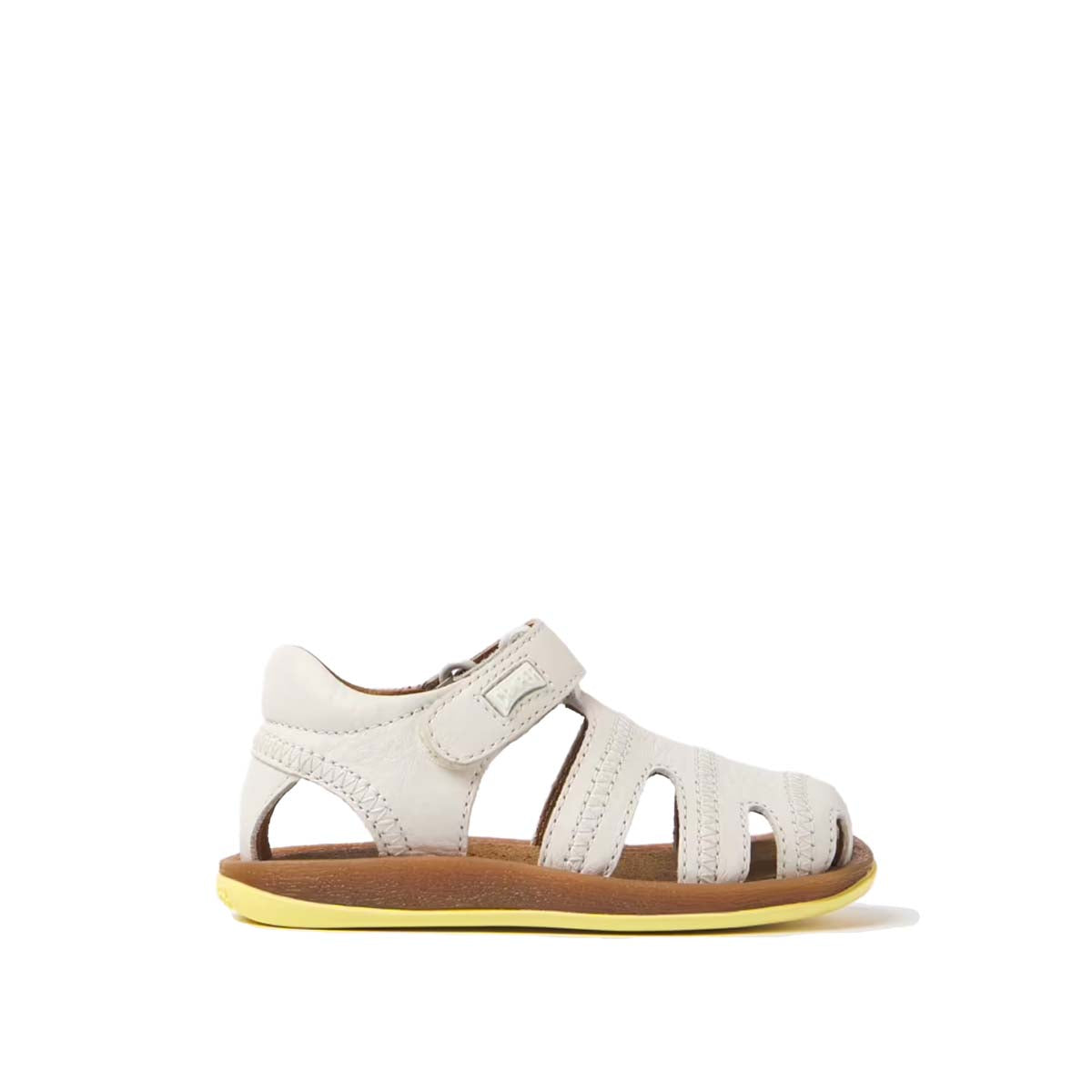 Camper Bicho White leather sandals for kids סנדלי קמפר לילדים