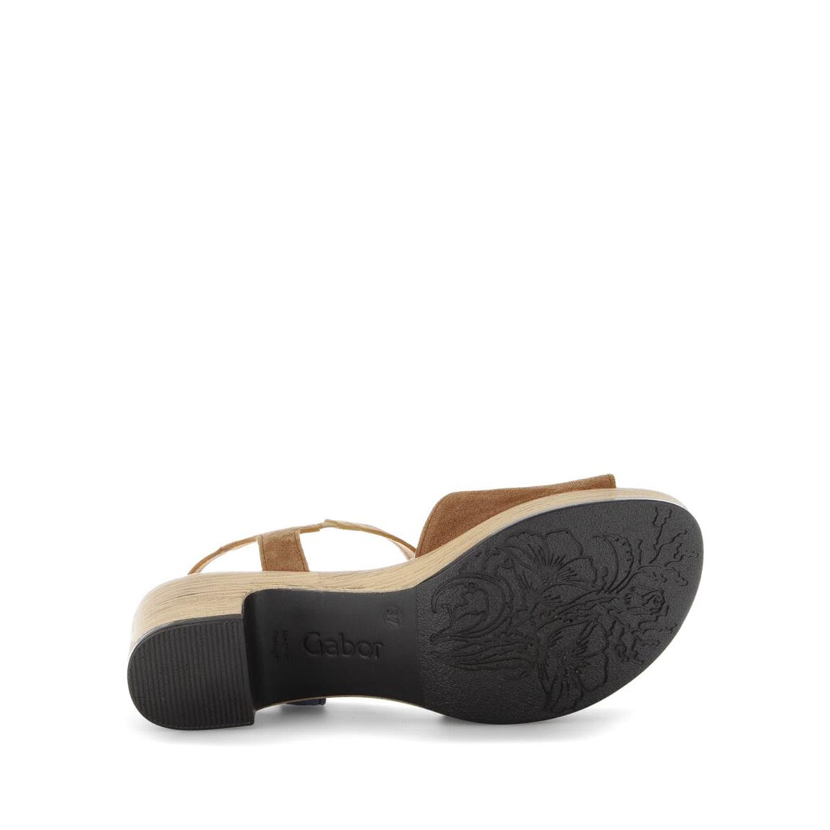 Gabor Camel Gold Platform Sandals סנדלי נשים גאבור