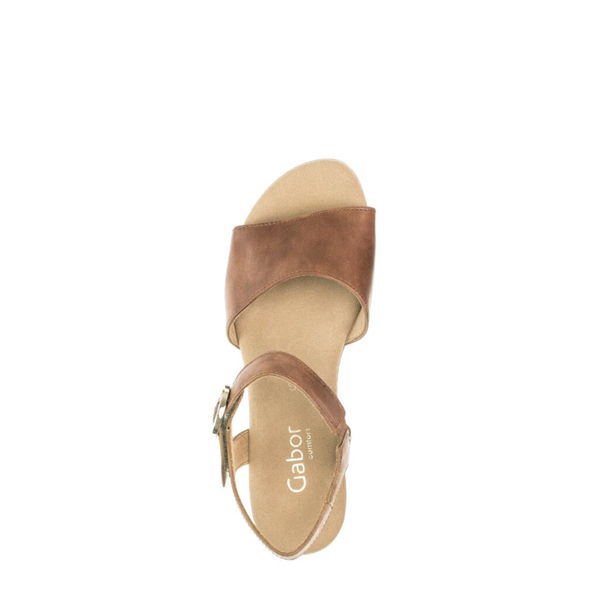 Gabor Camel Gold Platform Sandals סנדלי נשים גאבור