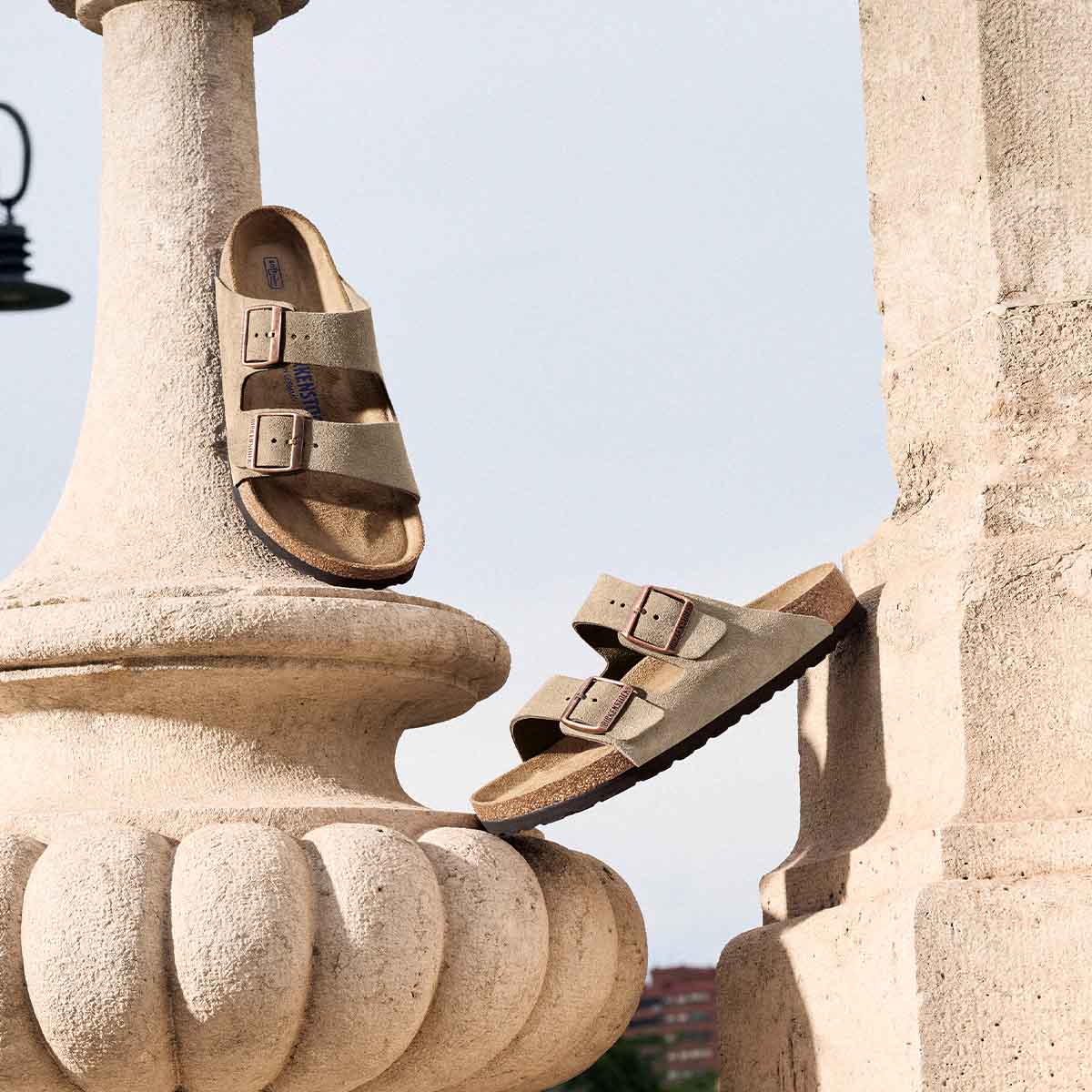 Birkenstock Arizona Taupe בירקנשטוק כפכפי יוניסקס אריזונה טיופ