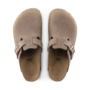 Birkenstock Boston Tabacco Brown כפכפי בירקנשטוק בוסטון יוניסקס חום טבק