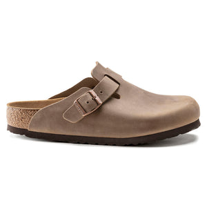 Birkenstock Boston Oiled Tabacco Brown בירקנשטוק כפכפי נשים בוסטון חום