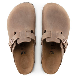 Birkenstock Boston Oiled Tabacco Brown בירקנשטוק כפכפי נשים בוסטון חום