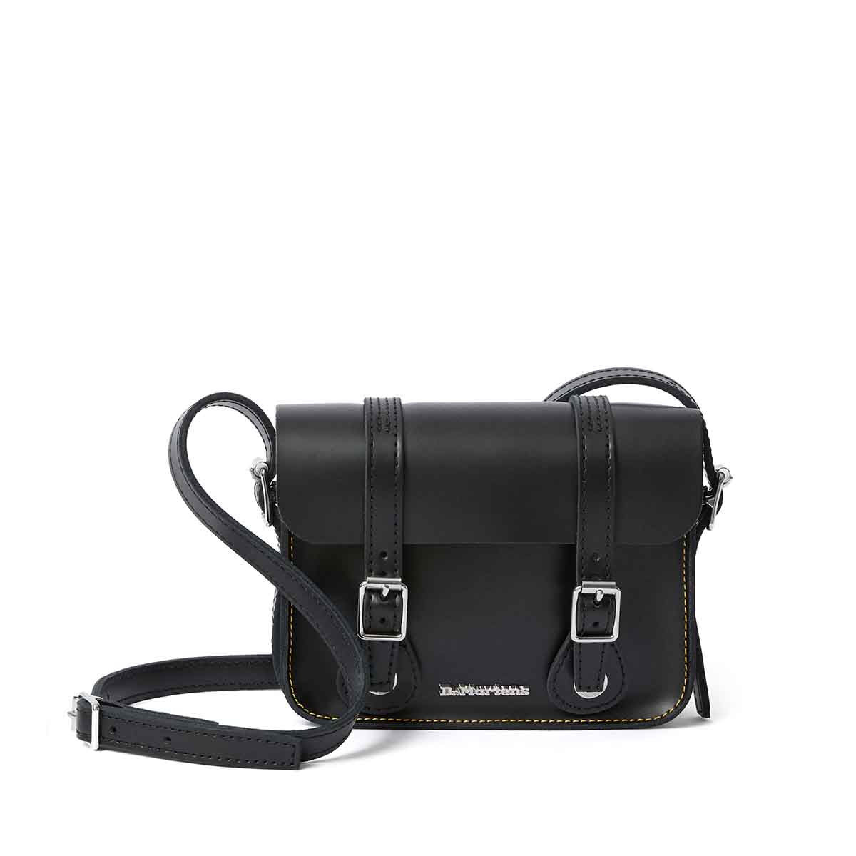 Dr. Martens Leather Crossbody Bag 7 Satchel Black תיק ד"ר מרטינס