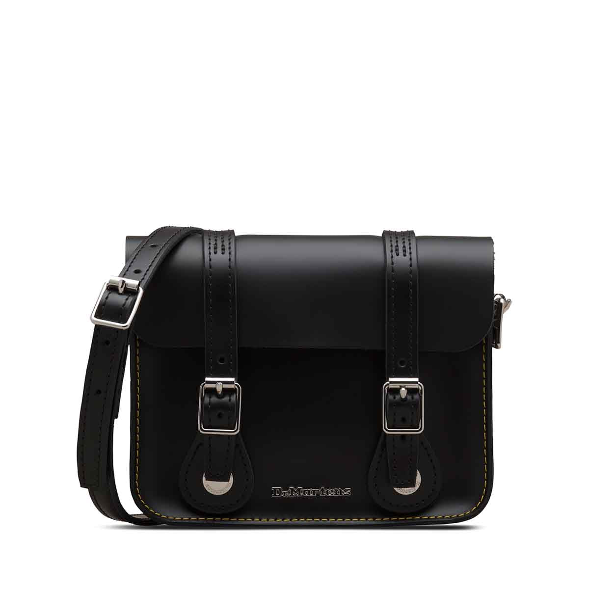 Dr. Martens Leather Crossbody Bag 7 Satchel Black תיק ד"ר מרטינס