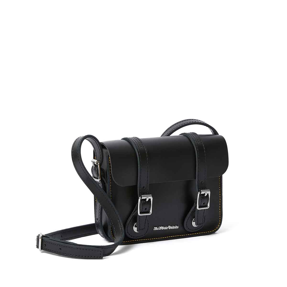 Dr. Martens Leather Crossbody Bag 7 Satchel Black תיק ד"ר מרטינס