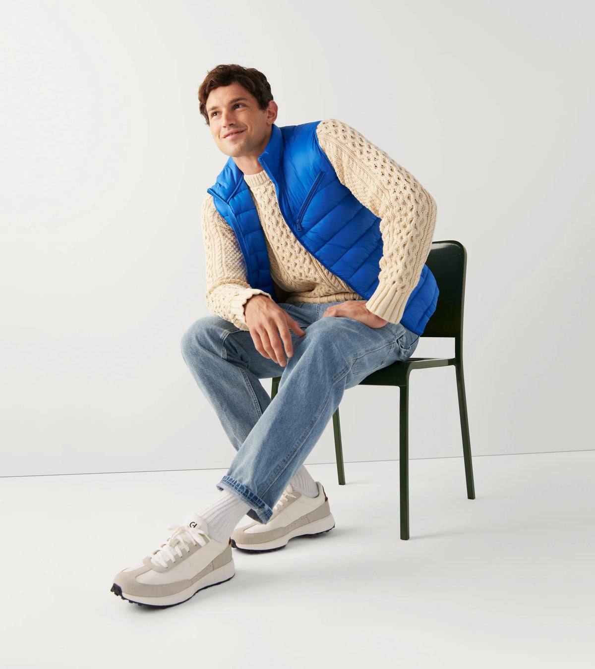 Cole Haan Grand Crosscourt Midtown Runnerh White קול האן נעלי גברים