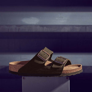 בירקנשטוק כפכפי נשים אריזונה ז'מש מוקה Birkenstock Arizona Suede Mocha