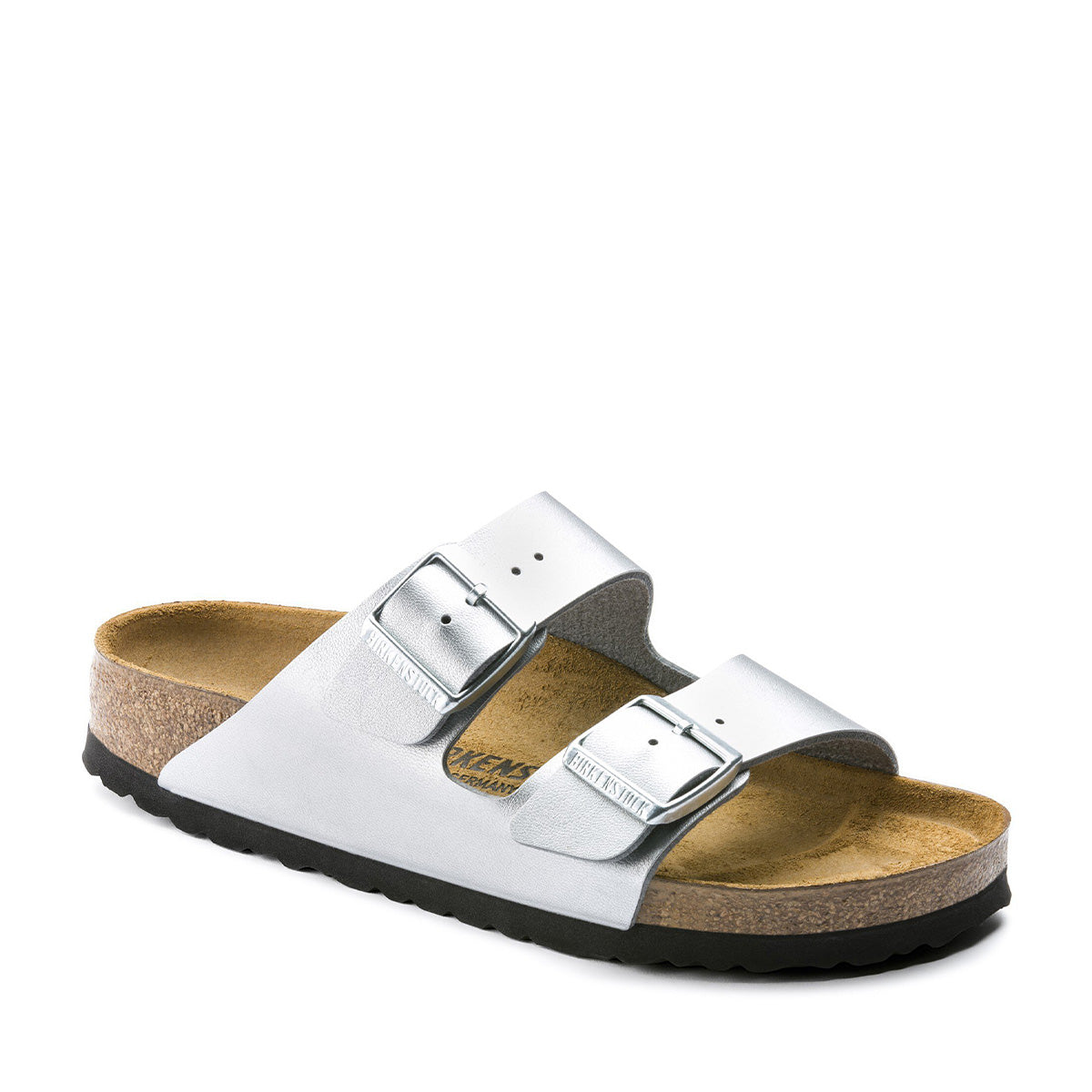 Birkenstock Arizona BF Silver כפכפי בירנשטוק לנשים אריזונה סילבר