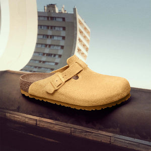 Birkenstock Boston BS Latte Cream בוסטון קרם לאטה