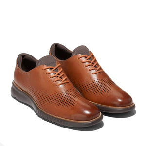 Cole Haan 2.Zerogrand Laser Wingtip Oxford TanJava נעלי קול האן לגברים