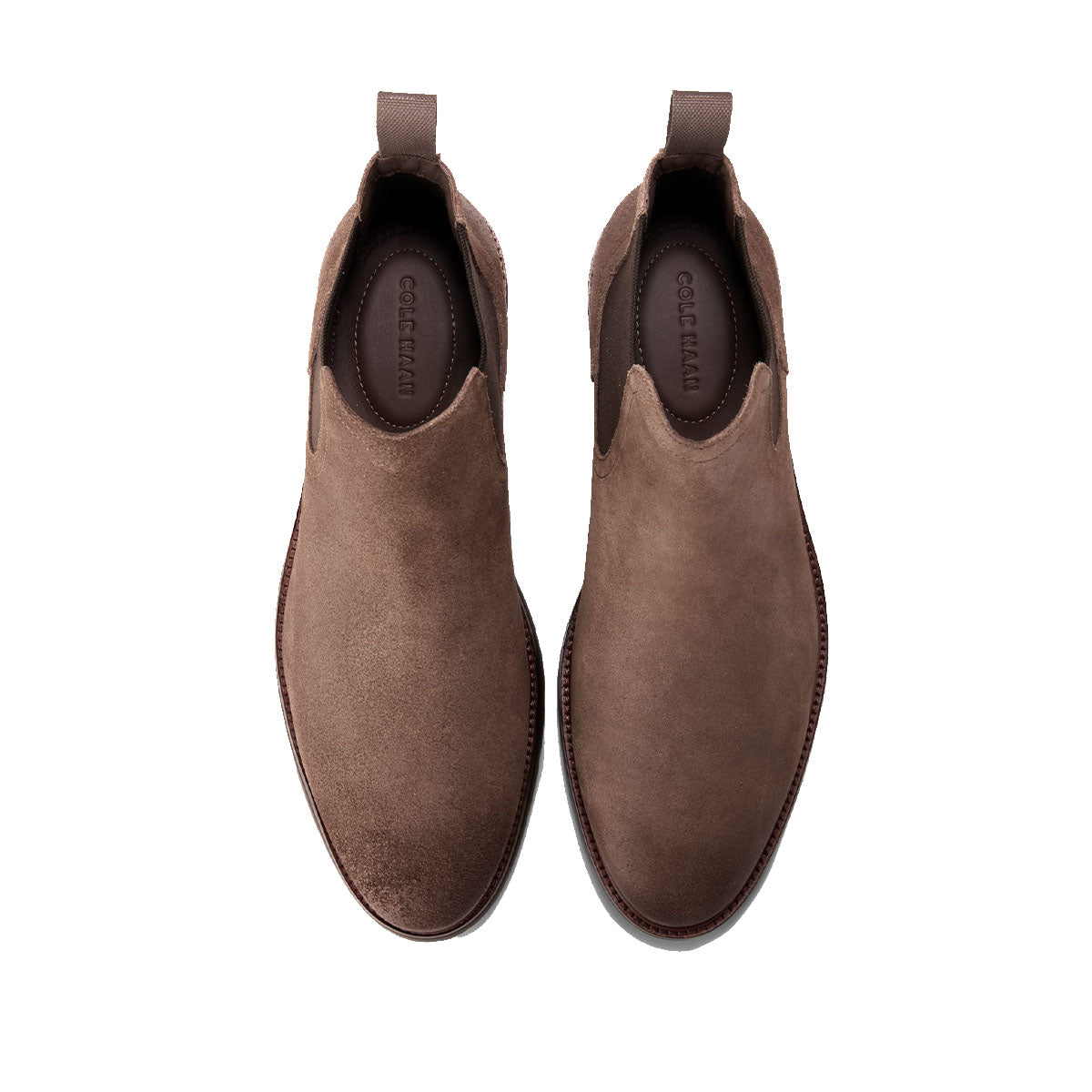 Cole Haan Berkshire Lug Chelsea Boot Seude Brown מגפי קול האן לגברים